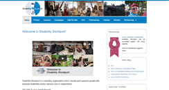 Desktop Screenshot of disabilitystockport.co.uk