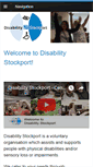Mobile Screenshot of disabilitystockport.co.uk